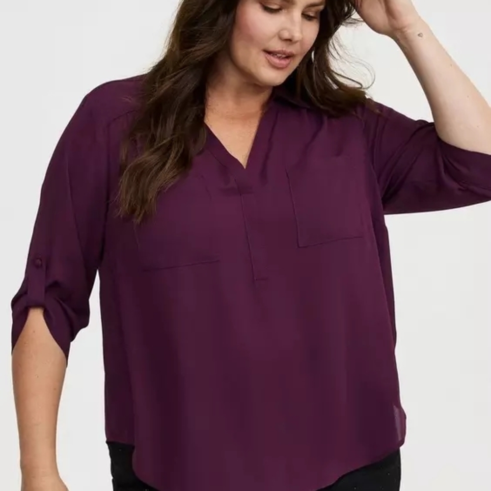 Torrid Deep Purple Women's Blouse